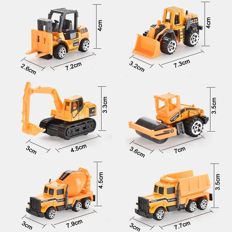 Yiran toy LKW Set Spielzeug Fahrzeuge Legierung Bunt / Mehrfarbig - Bild 2