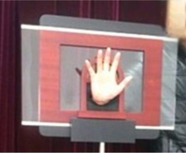 Enjoyer Hand-durch-Glas-Zaubertrick, Bühnenillusion-Requisite, Arm-Penetration-Gimmick, Bunt / Mehrfarbig - Bild 1