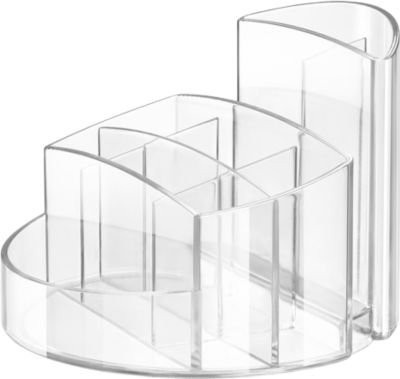 Schreibtisch-Köcher RONDO von HAN in glasklar transparent - Bild 1