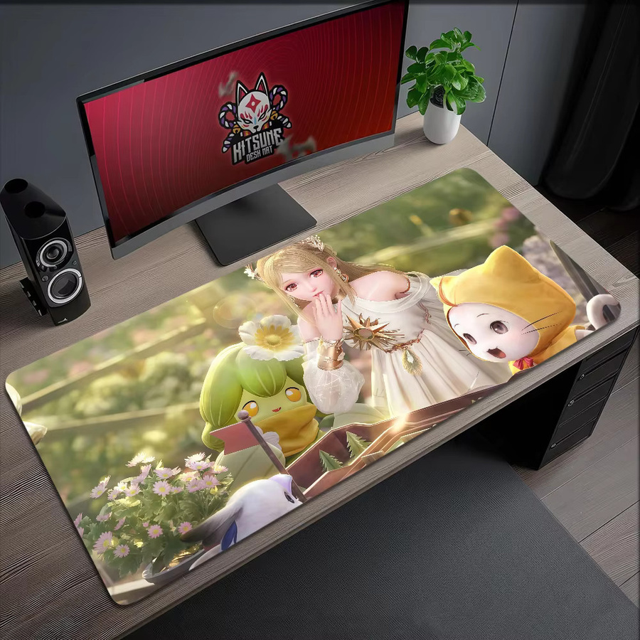 N-Nikki Mauspad Multicolor mit Lockedge-Funktion und Infinity-Kissen für Gaming und Büro - Bild 3