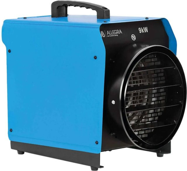 ALLEGRA Heizlüfter AB H91 mit 9 kW und 400 V, Blau, Metall, Freistehend, B/T/H: 43,0 x 39,0 x 91,0 cm - Bild 1