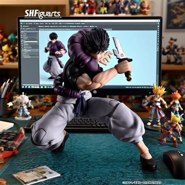 Bandai Jujutsu Kaisen Toji Fushiguro, Actionfigur - Bild 1