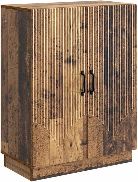 vidaXL Sideboard Altholz-Optik in Braun aus Holzwerkstoff, B/T/H: 66 x 34,5 x 87 cm - Bild 1