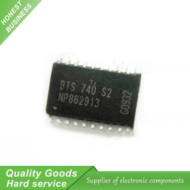 5er Set BTS740S2 SMD SOP Schalter IC Chip für Auto und Computer-Boards in Schwarz - Bild 1