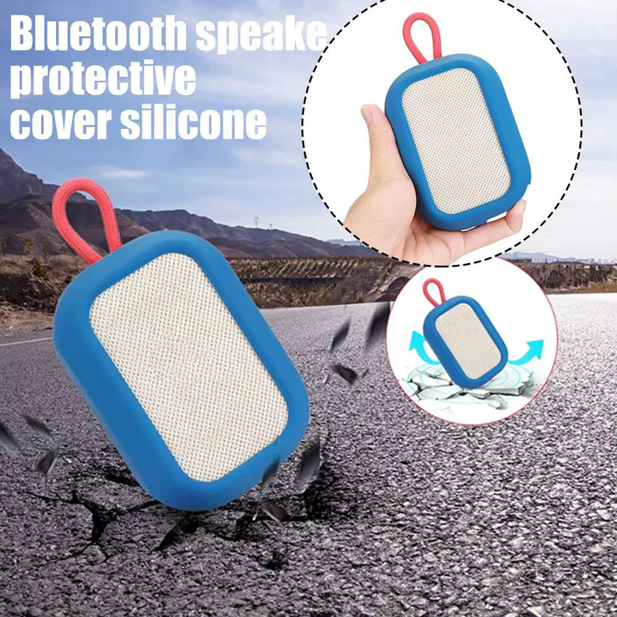 SoundCore Select 4 Go Silikon-Schutzhülle und Reiseetui in Blau - Bild 3