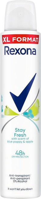 Rexona Stay Fresh Antitranspirant Spray, 200 ml, Unisex - Bild 1
