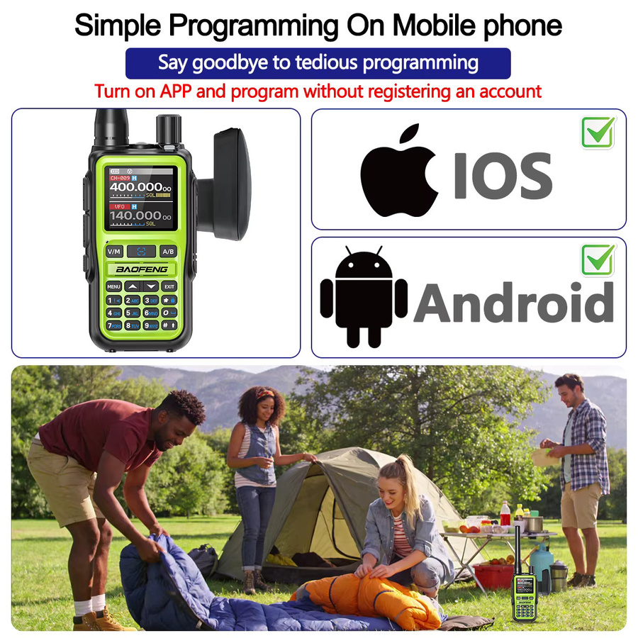 Baofeng Bluetooth-Programmiergerät für Walkie-Talkies in Schwarz zur App-Steuerung für BF-888S, UV-5R und UV-5R MINI - Bild 3
