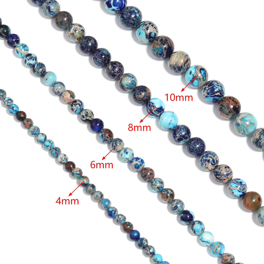 louleur Jade Perlen, Bunt, Unisex - Bild 5