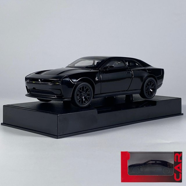 Linyi Toy Car Dodge Charger Daytona Srt Ev Hellcat, Modellauto, 1:32, Metall, ab 14 Jahren - Bild 1