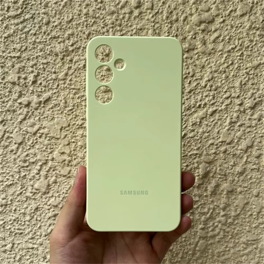 Samsung Galaxy A55 5G Silikon Handyhülle EF-PA556 in Black Multicolour Stoßfeste TPU Rückseitenschutzhülle - Bild 3