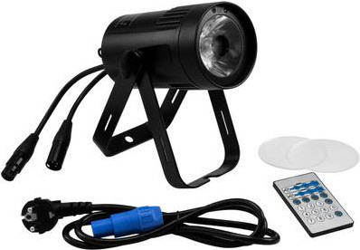 Eurolite PST 15W DMX LED-Effektstrahler in Schwarz mit Fernbedienung und Dimmfunktion - Bild 1