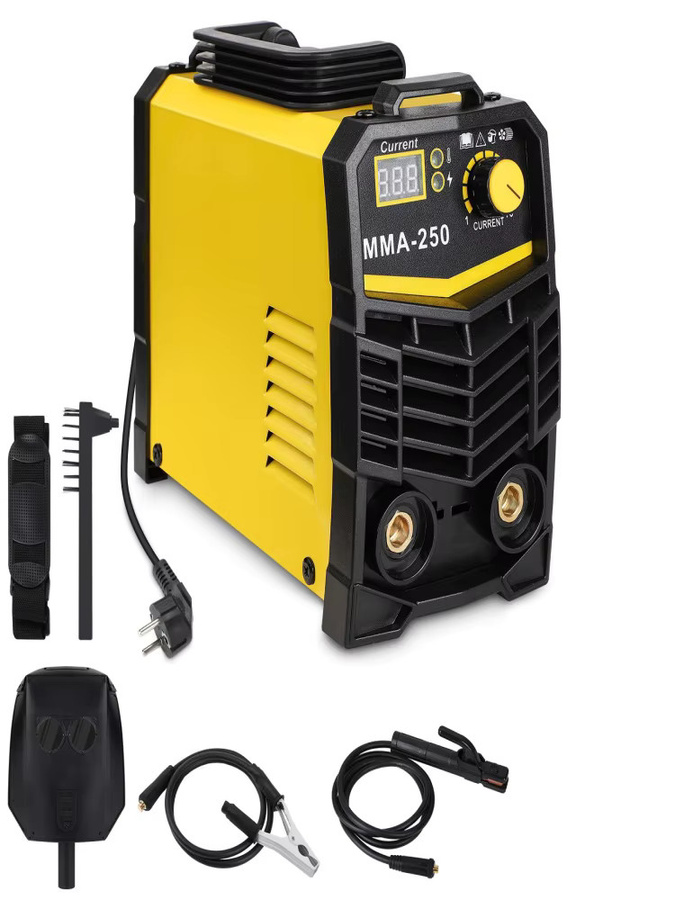 Betuyoo MMA-Elektrodenschweißgerät 250A mit IGBT-Inverter, tragbare Mini-Elektrodenschweißmaschine in Blau-Gelb mit einstellbarer Leistung - Bild 7