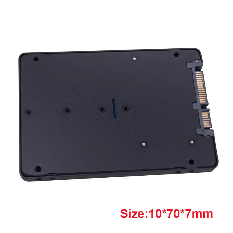 OULLX MSATA M.2 NGFF B Key 6Pin zu SATA 3.0 Konverter für Laptop SSD und 2,5 Zoll Festplatten Adapterkarte - Bild 5