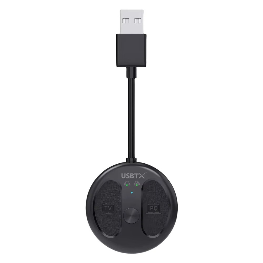 VIKEFON USB Bluetooth 5.4 Audio Sender Schwarz – Kabelloser Stereo-Musikadapter für TV und PC zur Verbindung von 2 Kopfhörern - Bild 6