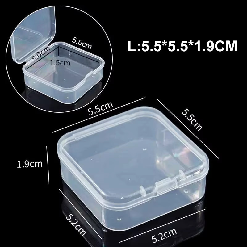Schmuck-Organizer Kunststoff, Transparent, Quadratisch - Bild 3