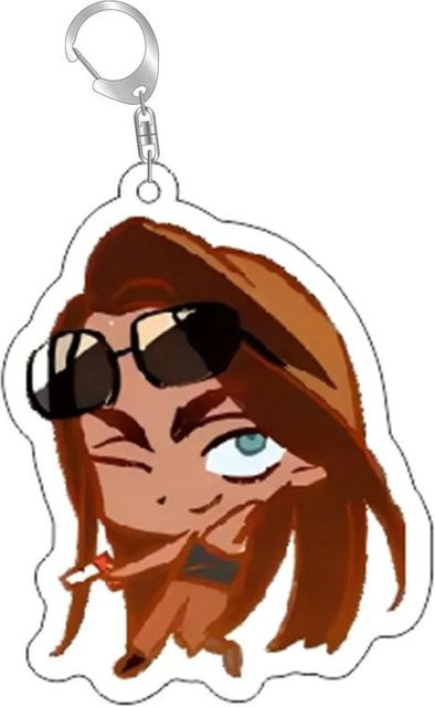 CHIC STUDIO Schlüsselanhänger Anime Alien Stage Chibis, Unisex, brown - Bild 1