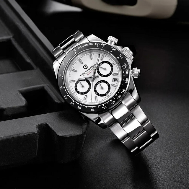 Pagani Design Chronograph, Quarz, Edelstahl, Keramik, Saphirglas, Herren - Bild 1