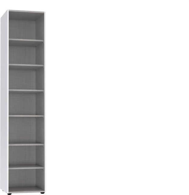 Wimex Schrank MULTIRAUMKONZEPT in Weiß mit Schwenktüren und Regalfächern, B/T/H: 85 x 40 x 185 cm - Bild 1