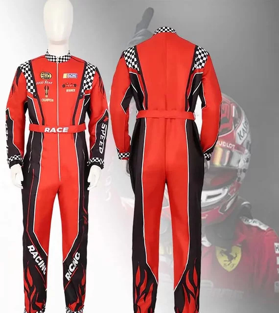 ZOBOTT Racer Cosplay Kostüm, Rot, Jungen - Bild 1