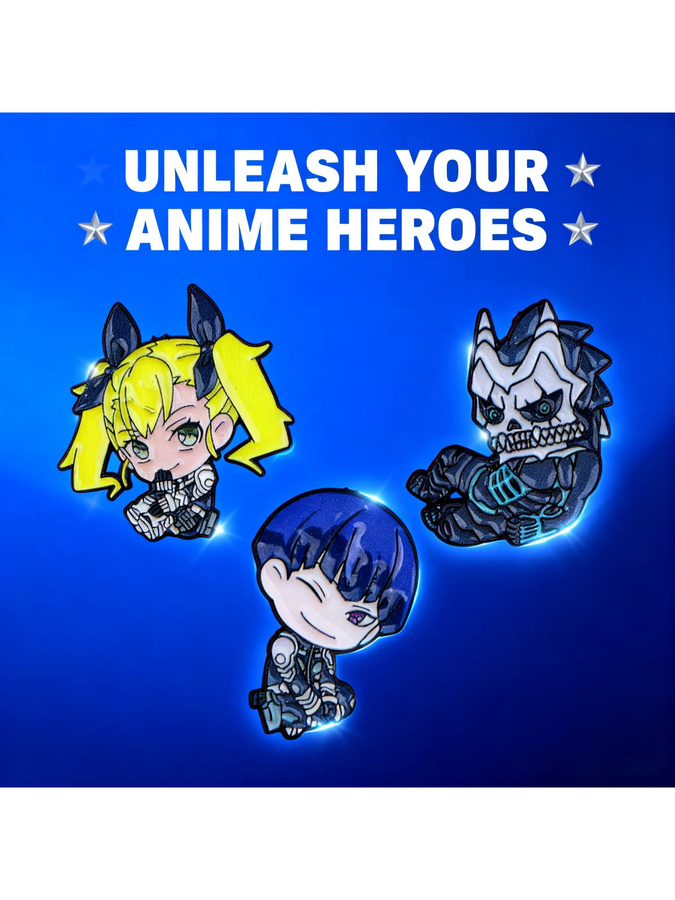 Bandai Brosche Anstecknadel, Legierung, Monster Anime - Bild 5