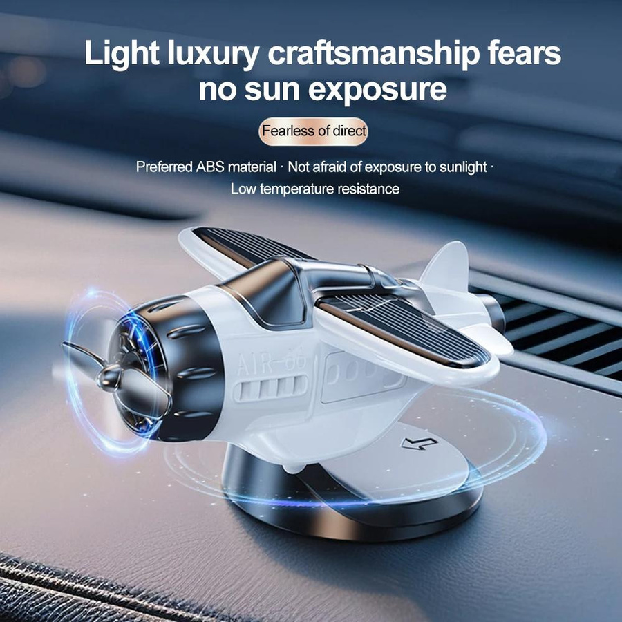 Yiran toy Solarflugzeug-Ornamente schwarz ab 14 Jahren - Bild 5