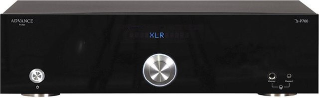 Advance Paris X-P700 Vorverstärker mit DAC-Modul, Bluetooth und USB-C, Schwarz - Bild 1
