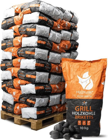 PALIGO Holzkohle Grillbriketts aus Hartholz für Professionals, 600 kg (60 x 10 kg)