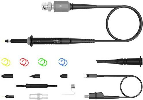 Testec TT-HX 212 Tastkopf 350MHz 10:1 1500V in Schwarz - Bild 1