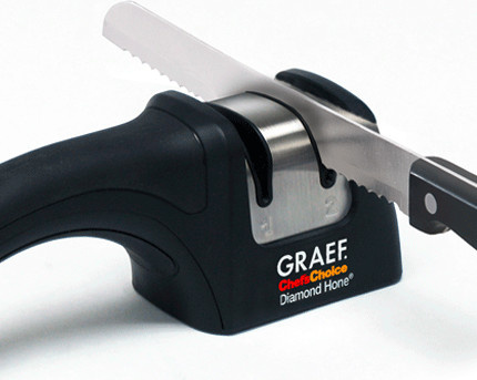 Graef PRONTO Messerschärfer in Schwarz und Silber - Bild 1