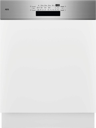 AEG Teilintegrierbarer Geschirrspüler GT8200B4SFM in Silber, 60 cm Breite