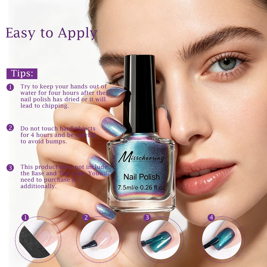 Misscheering Nagellack, 7,5 ml, Glänzend, 09 - Bild 3