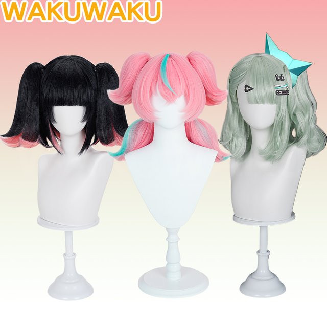 WakuWaku Zenless Zone Zero Sunna Aria Nangong Yu Cosplay Perücke, Damen - Bild 1