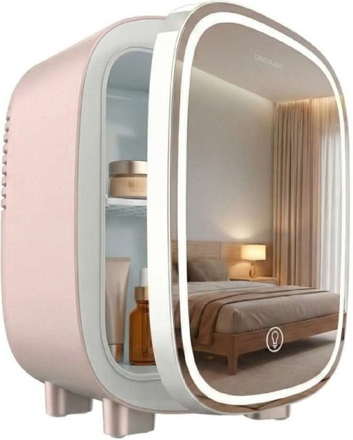 Cecotec Mini-Kosmetikkühlschrank CoolingBeauty 4000 Mirror Rose in Pink mit Spiegel und LED-Licht in 3 Intensitäten, 4 l - Bild 1