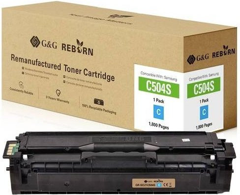 G&G Toner Cartridge Cyan kompatibel mit Samsung M504S, remanufactured, 1800 Seiten - Bild 1