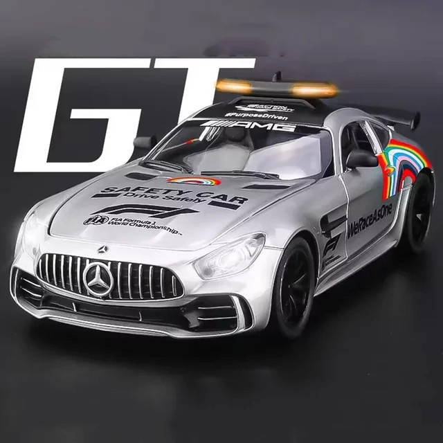 MAKEDA GTR F1 Sicherheit Autos Vision GT, Diecast Modell, 1:24, mit Licht und Sound - Bild 1