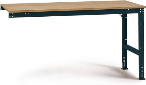 Manuflex AU6035.7016 Arbeits-Anbautisch UNIVERSAL Standard mit Multiplexplatte, Anthrazit, B/T/H: 125 x 80 x 76-87 cm - Bild 1