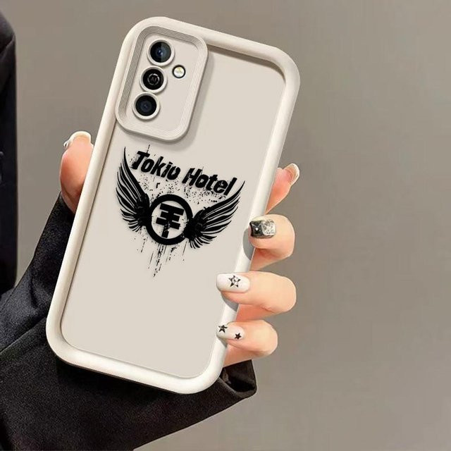 T-Tokio Hotel Tom Kaulitz Handyhülle für Samsung Galaxy Modelle in Weiß - Bild 1
