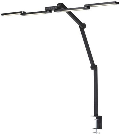 Renkforce RF-6332582 LED-Klemmleuchte aus Metall in Schwarz mit Bewegungssensor und dimmbarer Funktion