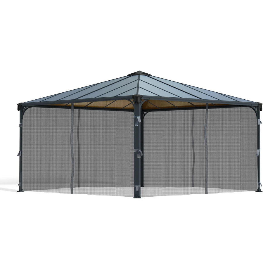 Palram Canopia Insektenschutznetz für Pavillons in Grau, B x B: 4,3 x 4,3 m - Bild 2