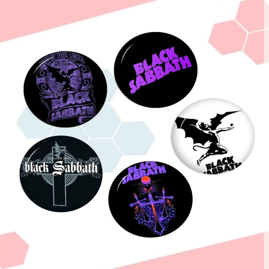 Mesuca Anstecknadeln, B-Black S-Sabbath - Bild 2