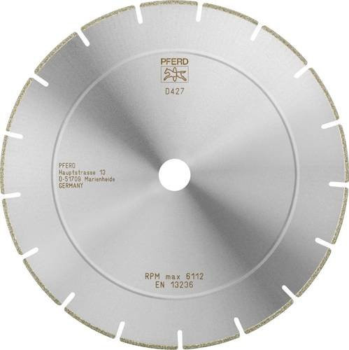 PFERD Diamant-Trennscheibe D1A1R D427 segmentiert für GFK/CFK, Durchmesser: 250 mm, Bohrungs-Ø: 22,23 mm - Bild 1