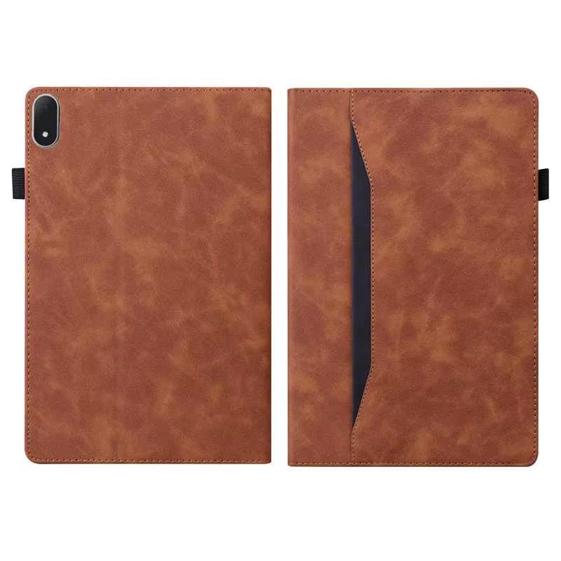 Luxus Wallet Tablet Hülle für OnePlus Pad 4 13,2 Zoll in Blau und Braun - Bild 2