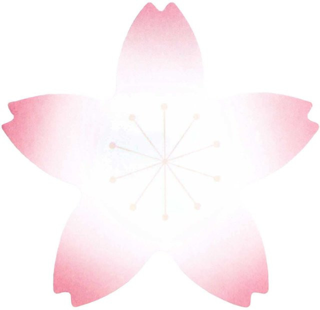Rico Design Paper Poetry Haftnotizen Kirschblüte pink-weiß, 50 Blatt, B: 8,0 cm x H: 7,6 cm - Bild 1