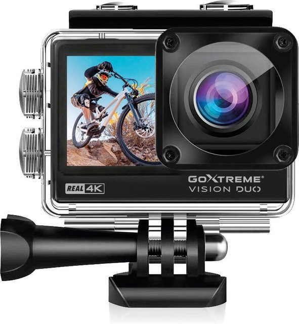 GoXtreme Vision DUO 4K Action Cam mit Dual-Display in Schwarz - Bild 1