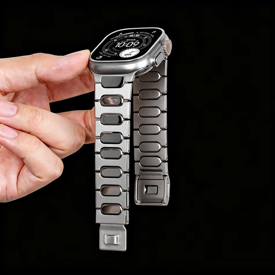 TANGYIYI Uhrenarmband Titan, Magnetverschluss, Unisex - Bild 3