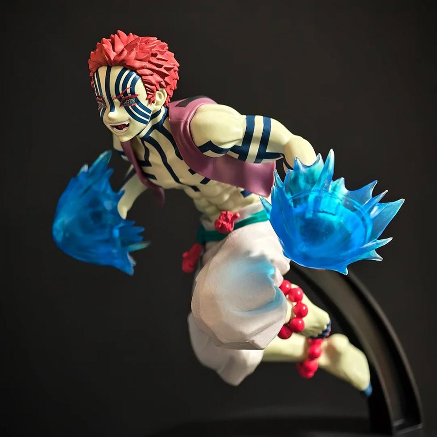 Yiran toy 1 Akaza Kimetsu no Yaiba Actionfigur 19cm - Bild 5
