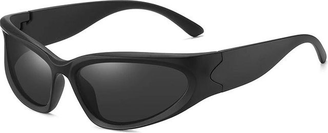 Yiran glasses GSBJXZ Sportsonnenbrille Herren, Vollrand, black, Kunststoff - Bild 1