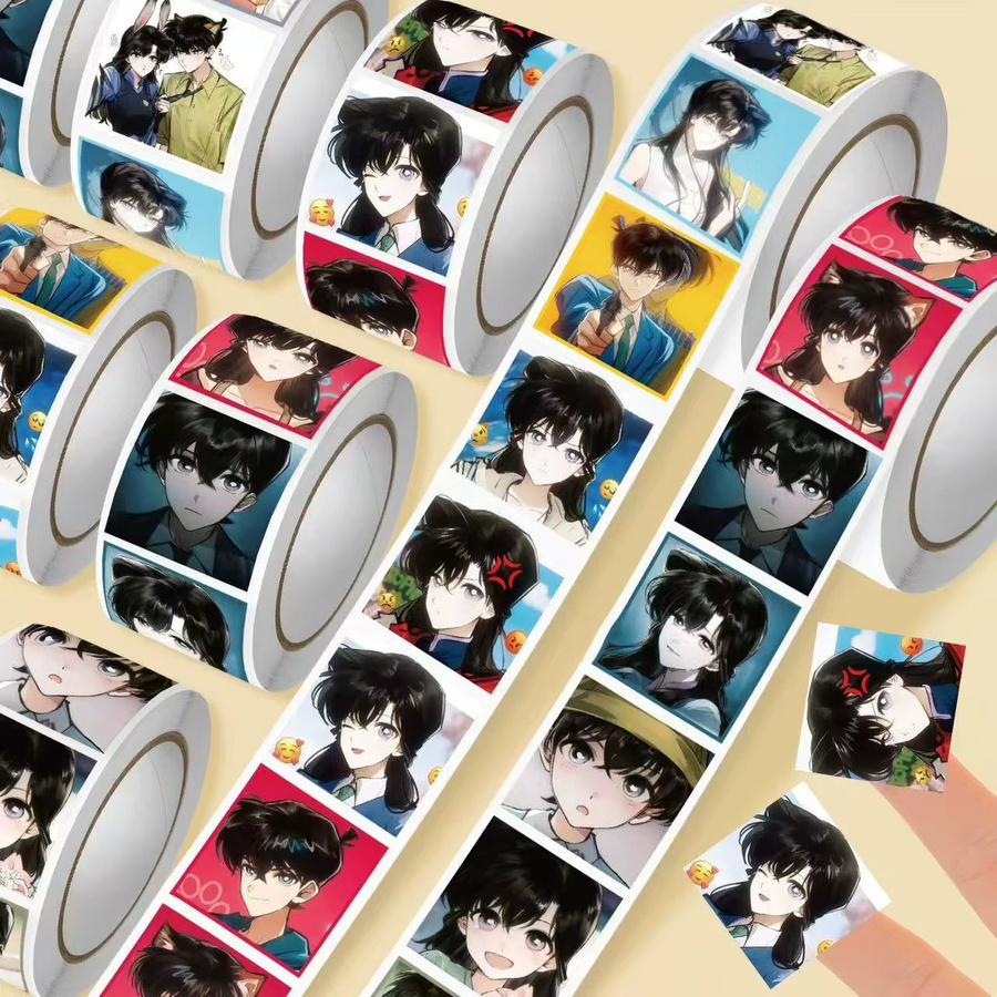 Keeppley Detective Conan Aufkleber, Bunt / Mehrfarbig, 500 Stück/Rolle - Bild 3