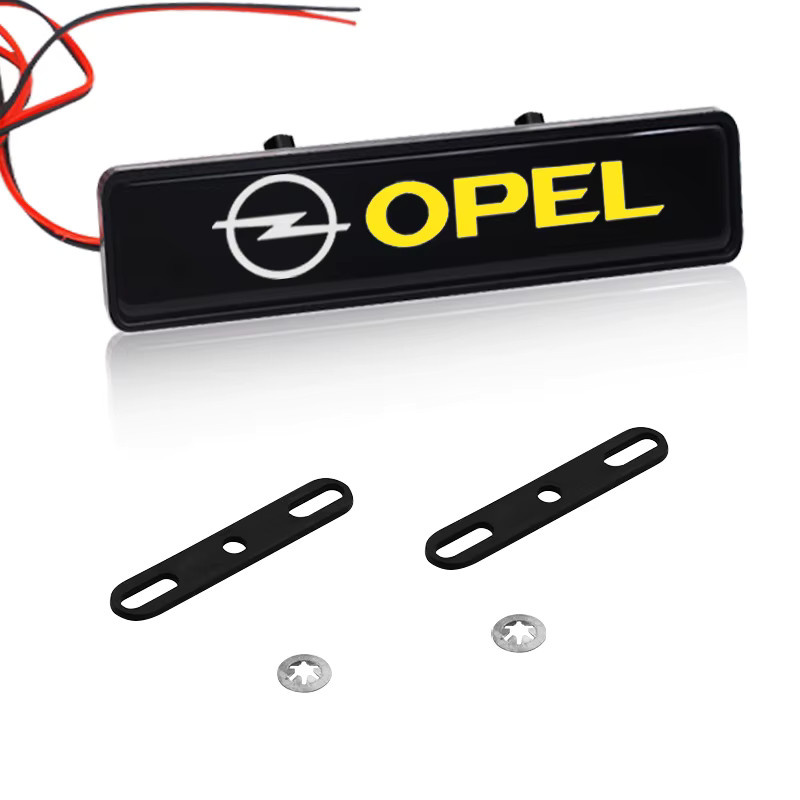 LED Frontgrill Emblem für Opel Astra, Insignia, Corsa, Zafira B und Mokka in Schwarz oder Weiß - Bild 4