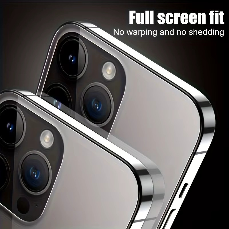 3er-Pack Hydrogel-Schutzfolie für die Rückseite von Apple iPhone 16 Pro Max, transparent, ultradünn und kratzfest - Bild 4